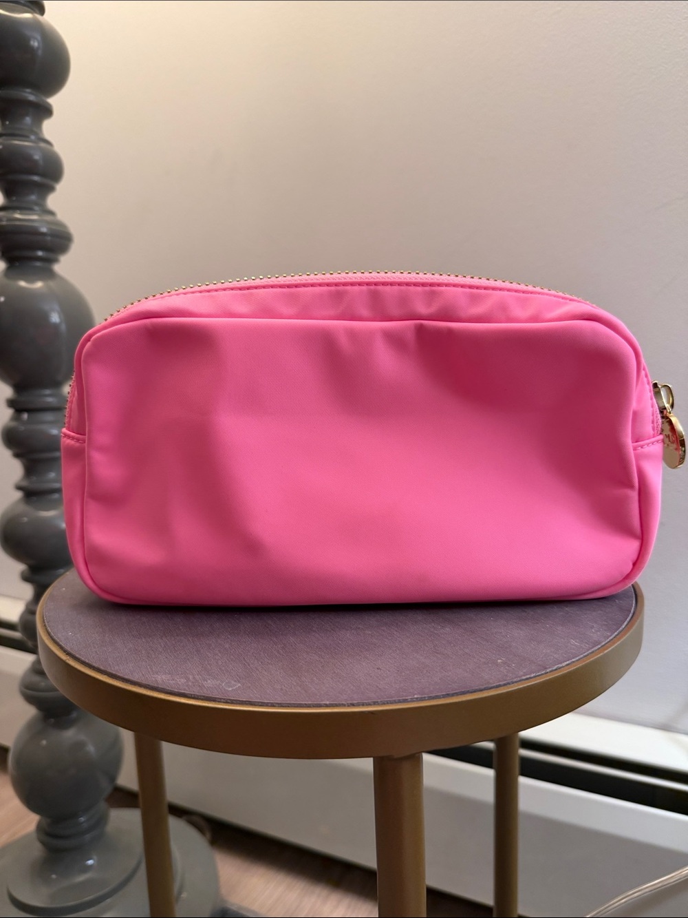 Stoney Clover Lane Pink 'TECH' Small Cosmetic Pouch - Picture 3 of 4